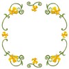 Lily Square #2 (Square Hoop)