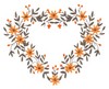 Floral Basket #2 Heart