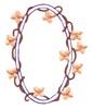 Floral Basket #5 Oval Frame