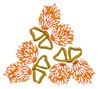 Wheat & Flower Triangle
