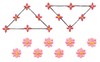 Daisy Border Flowers & Triangles