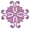 Floral Swag Border Center