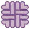 Floral Swag Border Square