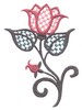 Heritage Rose with Stem #2