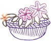 Floral Basket #5 (small basket)