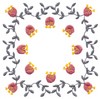 Floral Spray Square
