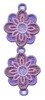 FSL - Small Double Flower with End Loops (Free Standing)