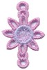 FSL - Earring Flower with Double Loops  (Free Standing)
