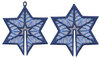 FSL - Interlocking Snowflake Ornament #1 (freestanding)