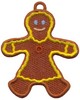FSL - Gingerbread Girl Christmas Ornament (freestanding)