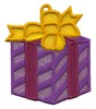 FSL - Wrapped Gift Christmas Ornament (freestanding)