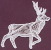FSL - Deer - Italian Lace (larger) (freestanding)