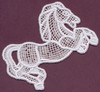 FSL - Horse - Italian Lace (medium) (freestanding)