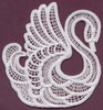 FSL - Swan - Italian Lace (larger) (freestanding)