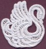FSL - Swan - Italian Lace (smaller) (freestanding)