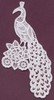 FSL - Peacock - Italian Lace (larger) (freestanding)