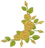 Rose Corner (reversed ) ( large hoop )