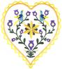 Lace Heart with Two Birds
