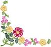 Floral Lace Corner