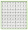 ZigZag Lines Square (Square Hoop)