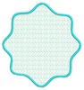 Wavy Circle (Square Hoop)