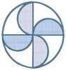 Pinwheel Circle (Square Hoop)