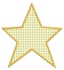 Filled Star (Square Hoop)
