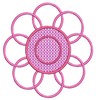 Flower (Square Hoop)