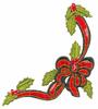 Holly and Ribbon Border