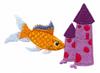 Goldfish with Castles