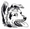 Run Stitch Puppy Head