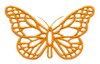 Article #2 Sheer Fabric Butterfly