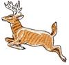 Leaping Deer
