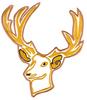Applique Deer Head