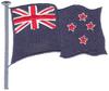 New Zealand Waving Flag