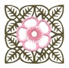 Tudor Rose Quilt Square