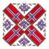 Norway Flags and Flowers
