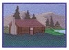 Log Cabin Scene