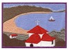 Seaside Church Scene