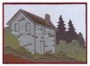 Stone House Scene (Applique)