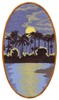 Moonlit Hawaiian Bay Scene