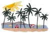 Tropical Beach Scene