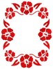 Hibiscus Large Rectangle