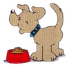 Puppy with Food