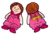 Girl Doll Front & Back