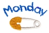 Monday Diaper Pin