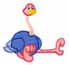 Ostrich Sitting