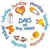 Large Baby Days of the Week (Square Hoop)