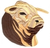 Horned Bull Head - larger