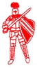 Knight - small outline